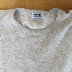 Velva Sheen Sweatshirt Cream XL USA Made